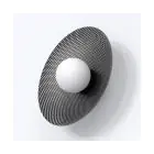 Emibig Applique Murale Vibez Acier Noir | Convient pour 1x G9 - Max 8W