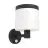 Eglo Wandlamp Pantete Solar Zwart 7W 790lm - 830 Warm Wit | IP65 - Bewegingssensor