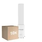 Voordeelpak 10x Noxion Lucent PL-S LED  4.3W - 827 Zeer Warm Wit | 4-Pin - Vervangt 9W