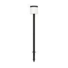 Eglo Prikspot Pantete Solar Zwart 7W 840lm - 830 Warm Wit | IP65 - Bewegingssensor